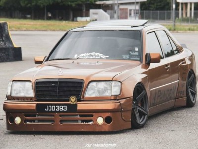 “激情与姿态”奔驰E级W124改装AIRBFT空气悬挂案例