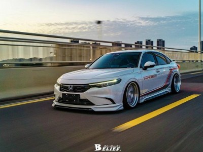 “疾速姿态”本田型格改装AIRBFT空气悬挂案例