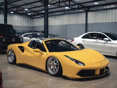 #静态#低趴#法拉利488改装AIRBFT空气悬挂案例