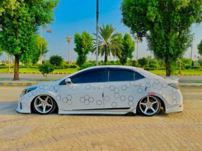 #国外潮流#丰田卡罗拉改装AIRBFT空气悬挂案例