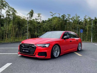 #朱红风格#奥迪A6旅行改装AIRBFT空气悬挂案例