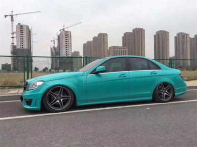 #潮流气息#奔驰W204改装AIRBFT空气悬挂案例