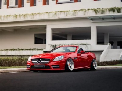 魅影姿态 奔驰slk改装AIRBFT空气悬挂案例