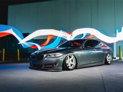 新生力量 宝马五系改装AIRBFT空气悬挂案例