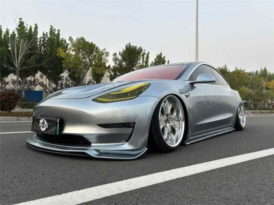 锋芒姿态 特斯拉Model 3改装AIRBFT空气悬挂案例