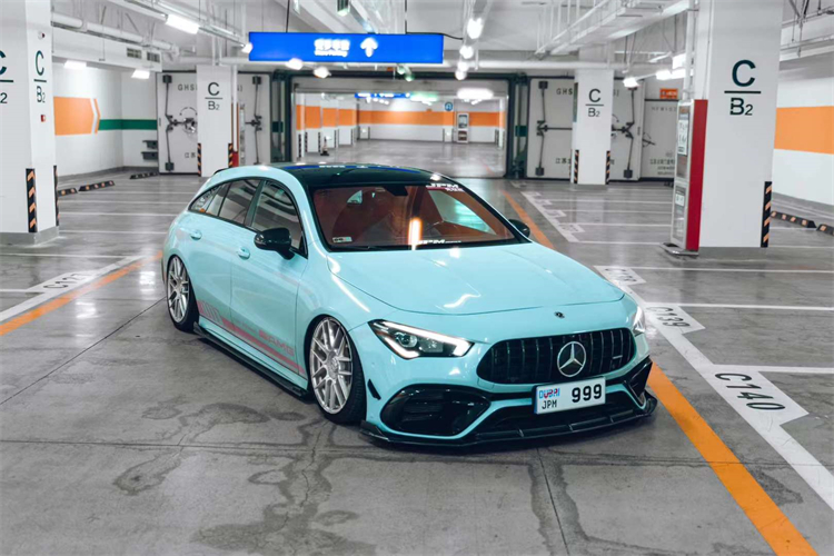 奔驰CLA改装AIRBFT气动避震姿态怎么样?