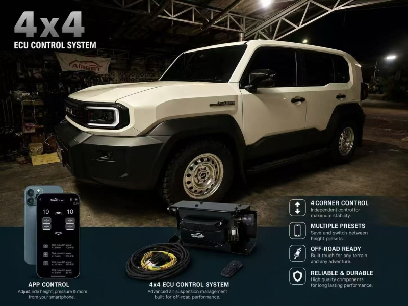 丰田 FJ 酷路泽改装AIRBFT4X4承载气囊 根治后悬下榻 重载越野更从容